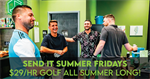 Send It Summer Fridays: $29/hr Indoor Golf in Charlotte Every Friday Through September